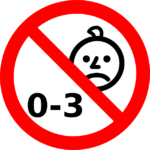 Nicht geeignet für Kinder unter 3 Jahren